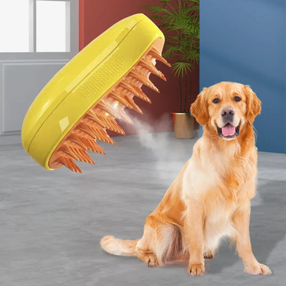 Cepillo de Vapor 3 en 1 para Mascotas