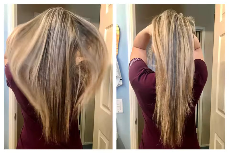 Mi cabello nunca se había visto tan suave...